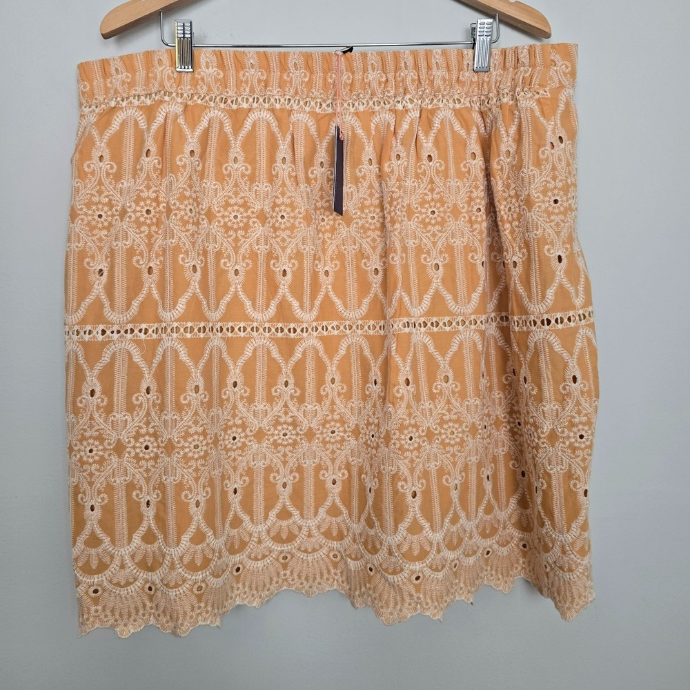 NWT Skies Are Blue Womens Embroidered Sleeveless Blouse & Skirt Set 2X Feminine - Picture 12 of 16